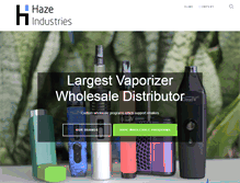 Tablet Screenshot of hazeindustries.com